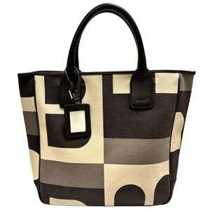 Bally tote bag in brown canvas and leather for women